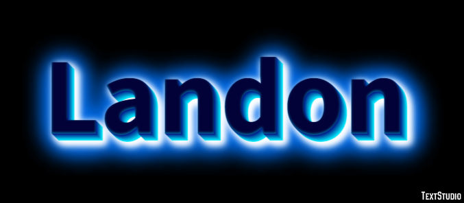 Landon Tekst Effect