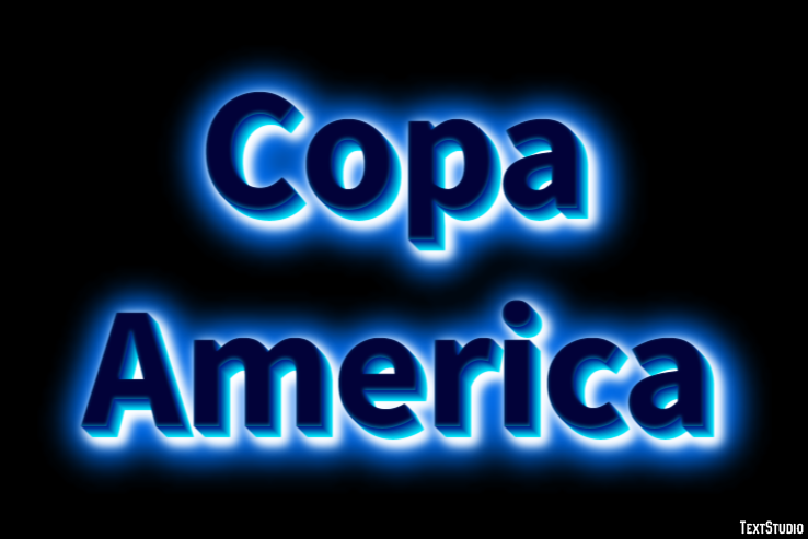 Copa America Texteffekt