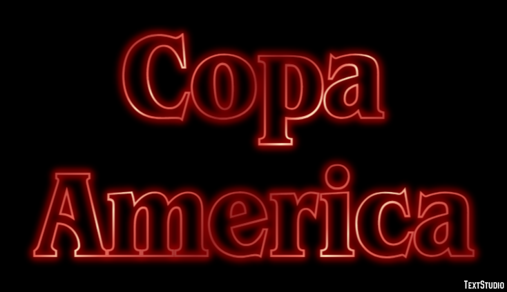 Copa America Tekst Effect