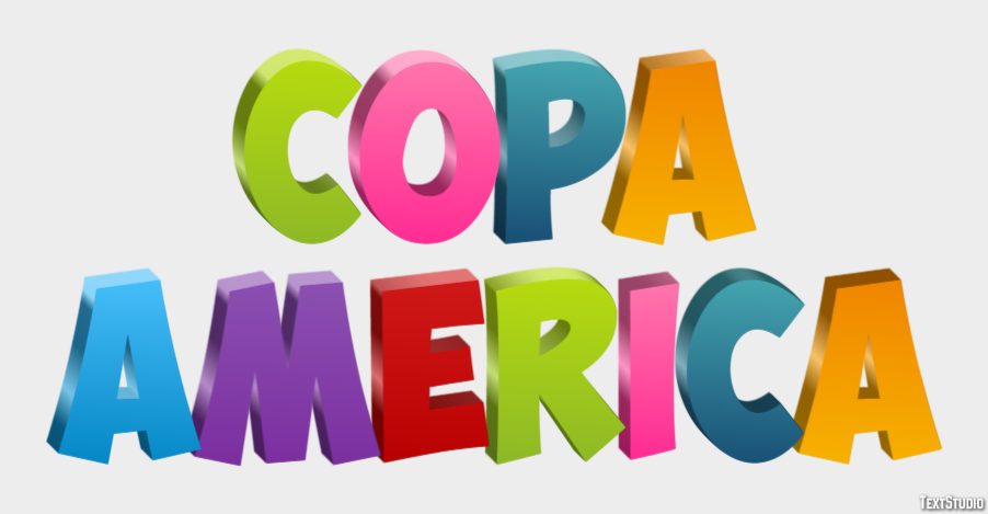 Copa America Tekst Effect