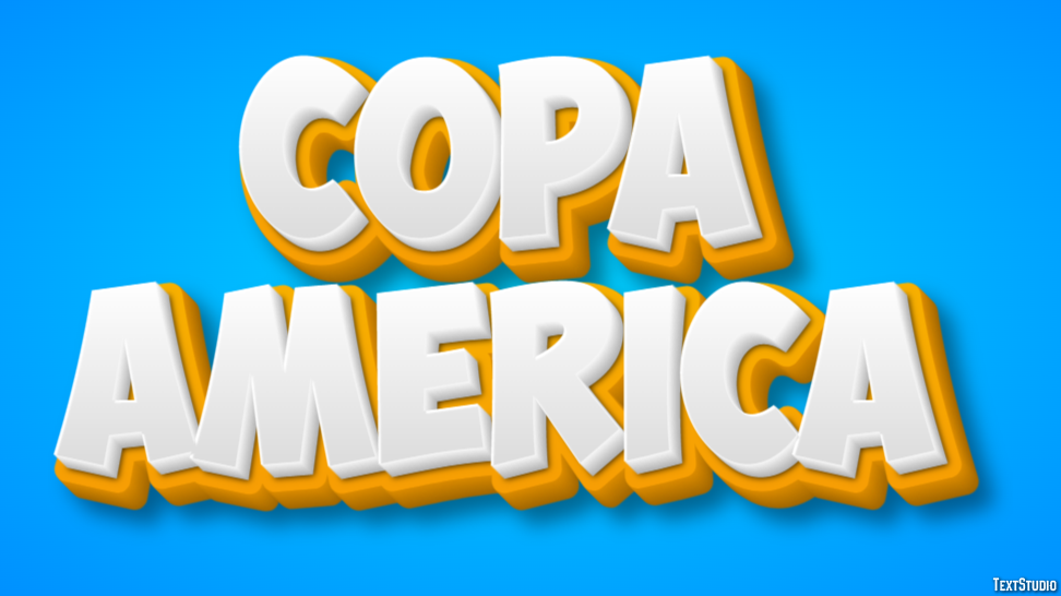 Copa America Texteffekt