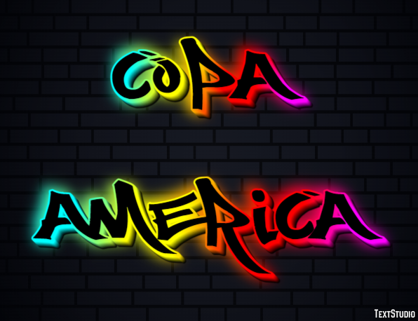 Copa America Texteffekt