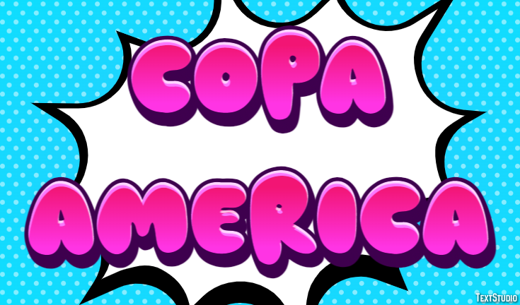 Copa America Texteffekt