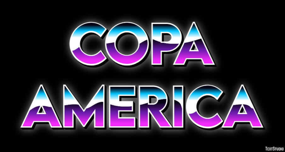 Copa America Texteffekt