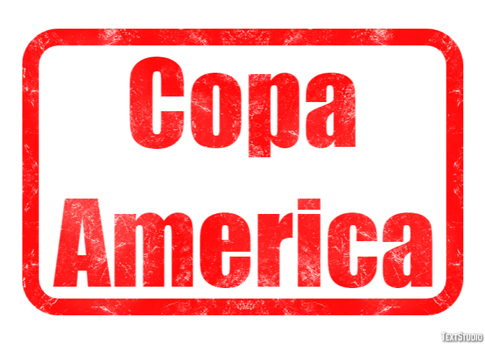 Copa America Texteffekt
