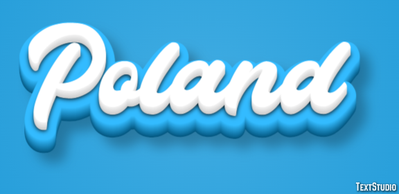 Poland Text Effect