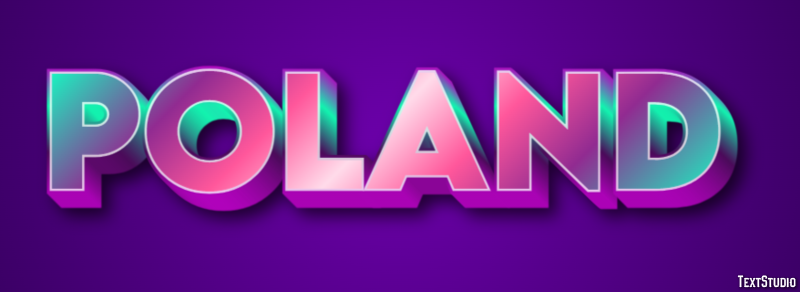Poland Text Effect