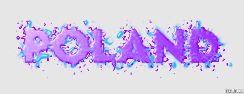 Poland Text Effect