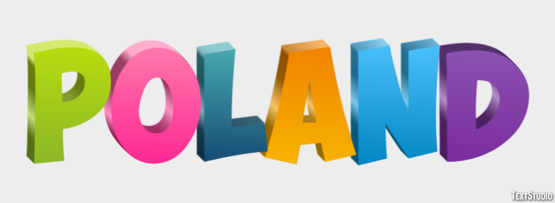 Poland Text Effect