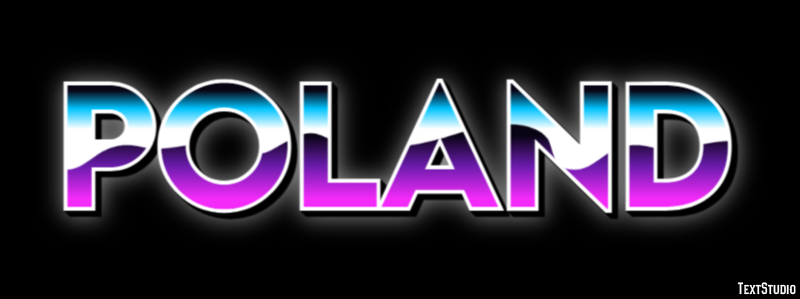 Poland Text Effect