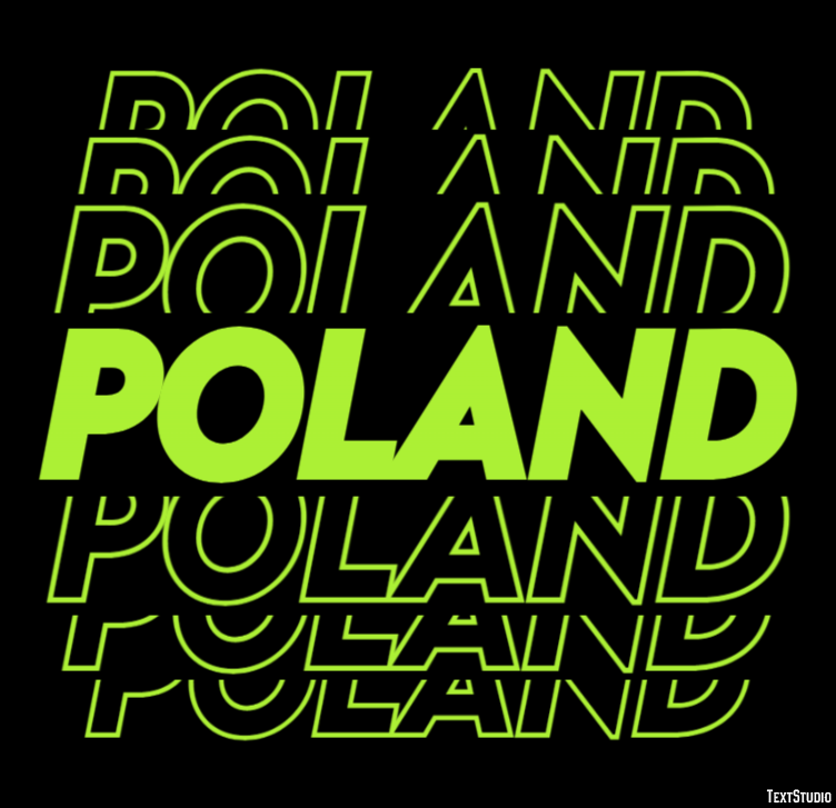 Poland Text Effect