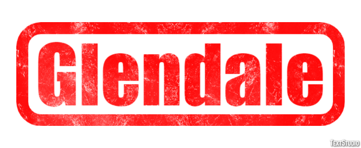 Glendale Efekt tekstowy