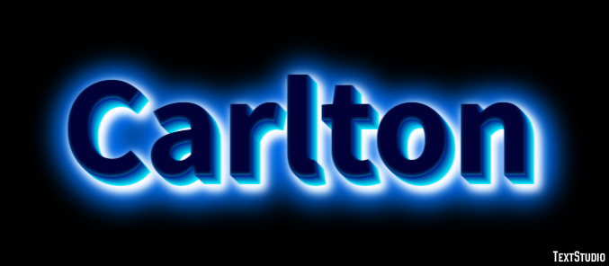 Carlton Text Effect