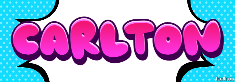 Carlton Text Effect