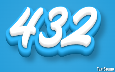 432 Texteffekt
