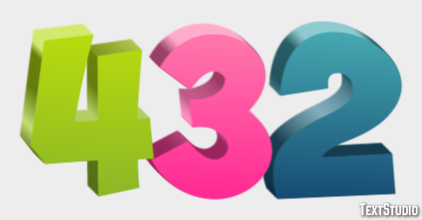 432 Texteffekt