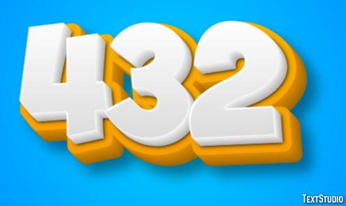 432 Text Effect