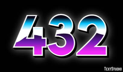 432 Texteffekt