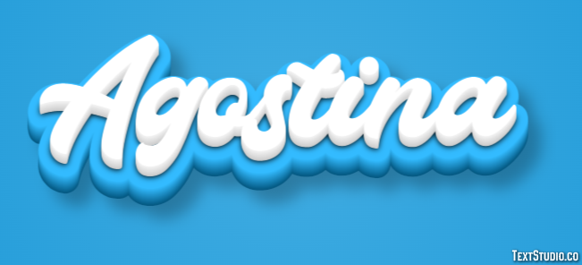 Agostina Text effect