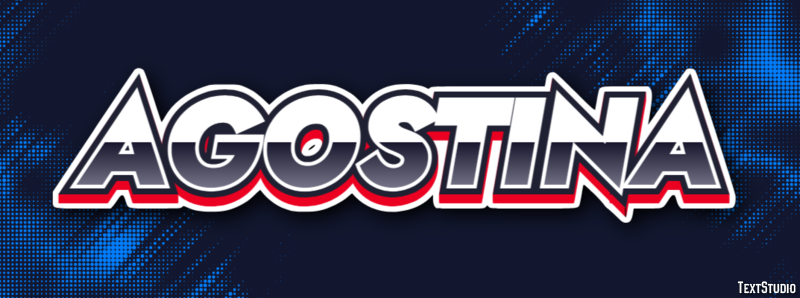Agostina Text effect