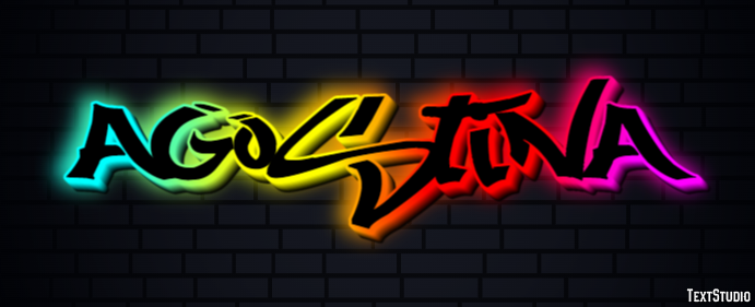 Agostina Text effect