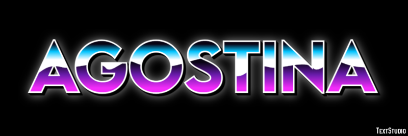 Agostina Text effect