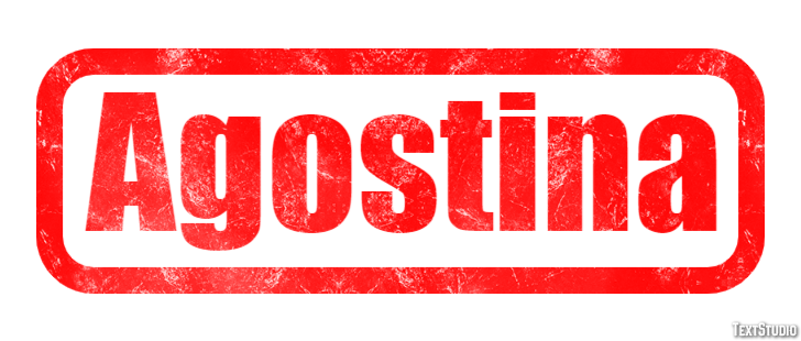 Agostina Text effect
