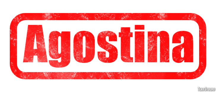 Agostina Tekst Effect