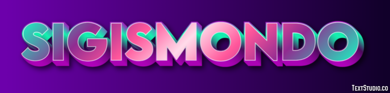 Sigismondo テキスト効果