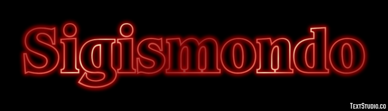 Sigismondo テキスト効果