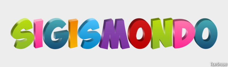 Sigismondo テキスト効果
