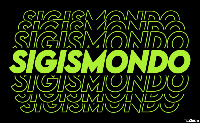 Sigismondo Effetto testo