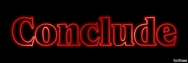 Conclude Text Effect