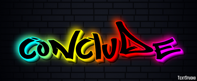 Conclude Text Effect