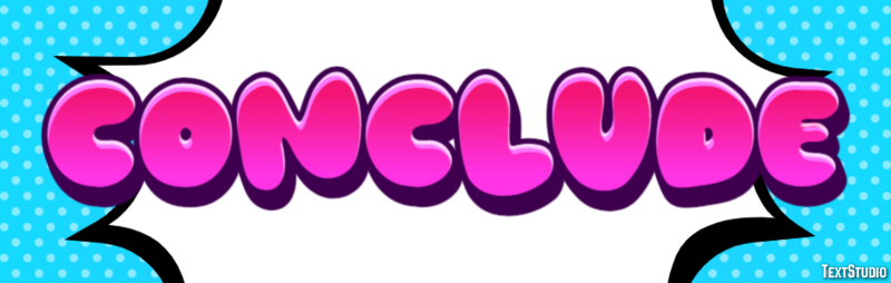 Conclude Text Effect
