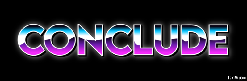 Conclude Text Effect