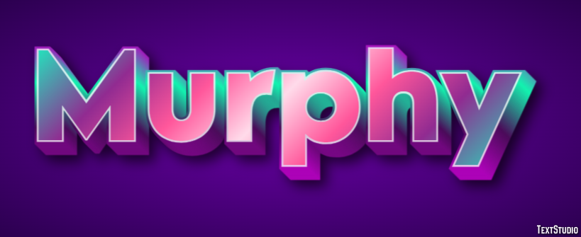 Murphy Text Effect and Logo Design Name