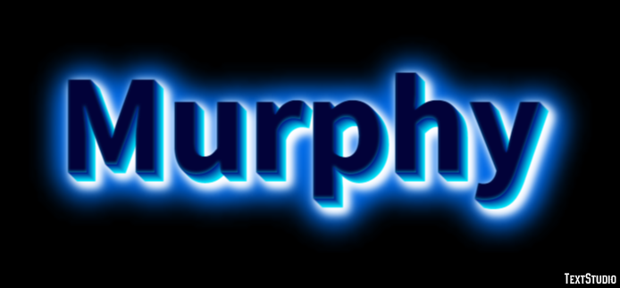 Murphy Text Effect and Logo Design Name