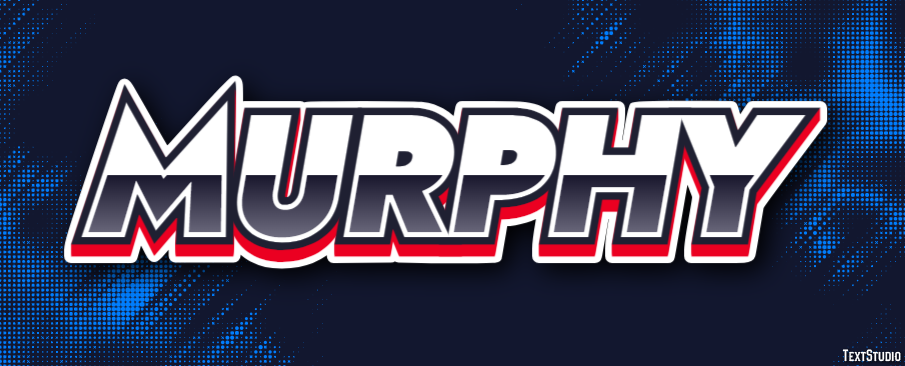 Murphy Text Effect and Logo Design Name