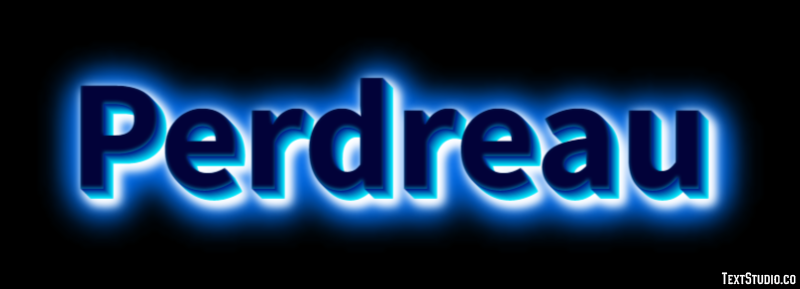 Perdreau Texteffekt