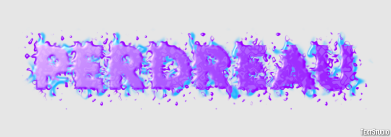Perdreau Texteffekt