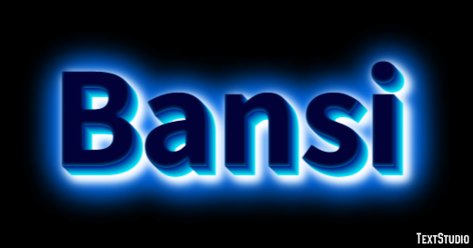 Bansi Texteffekt
