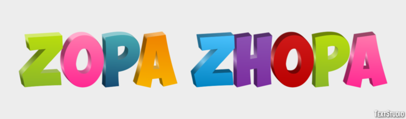 жопа zhopa Текстовый эффект