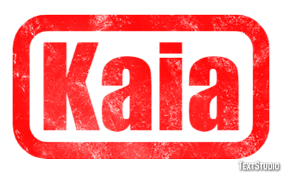 Kaia Efekt tekstowy