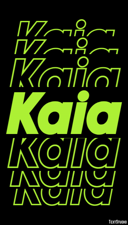 Kaia Efekt tekstowy