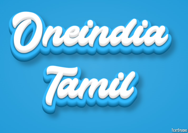 Oneindia Tamil Efeito de texto