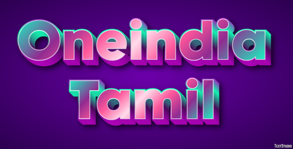 Oneindia Tamil Efeito de texto