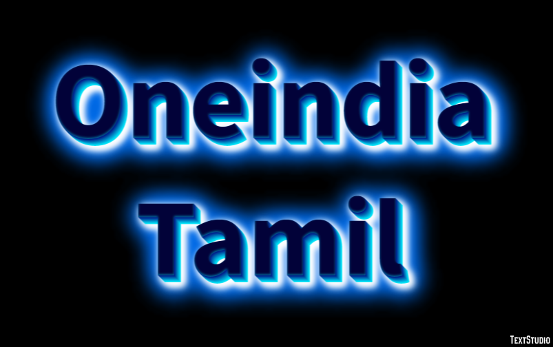 Oneindia Tamil Efeito de texto