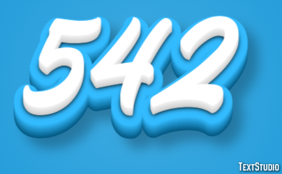 542 Texteffekt