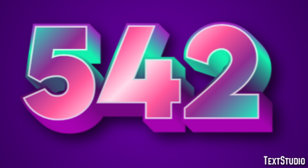 542 Text Effect
